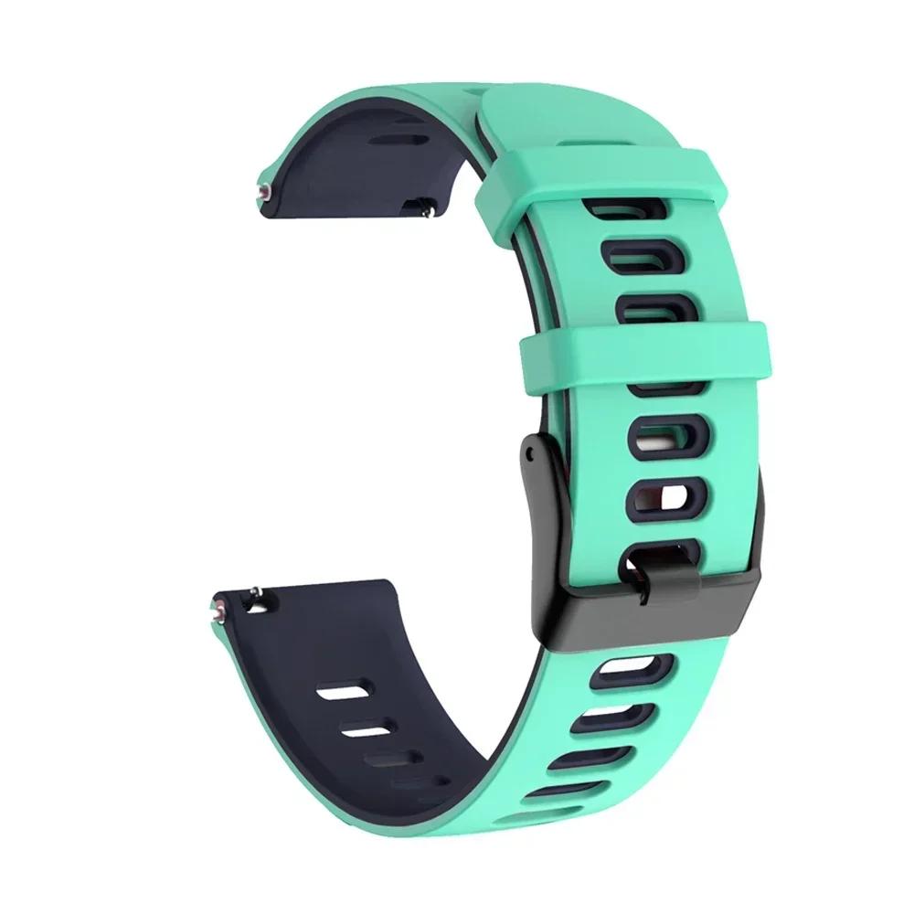 Спортивный силиконовый ремешок для TicWatch Pro 3 Ultra Ремешок для E3 E2 S2 Pro X GTW 2021 Браслет для умных часов 20 мм 22 мм Мягкая петля Ремешок для часов