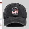 pc American Th Anniversary Pattern Printed Baseball Cap Trucker Sun Hat Easy Comfortable Lightweight Papa Hat Dad Mom Ind