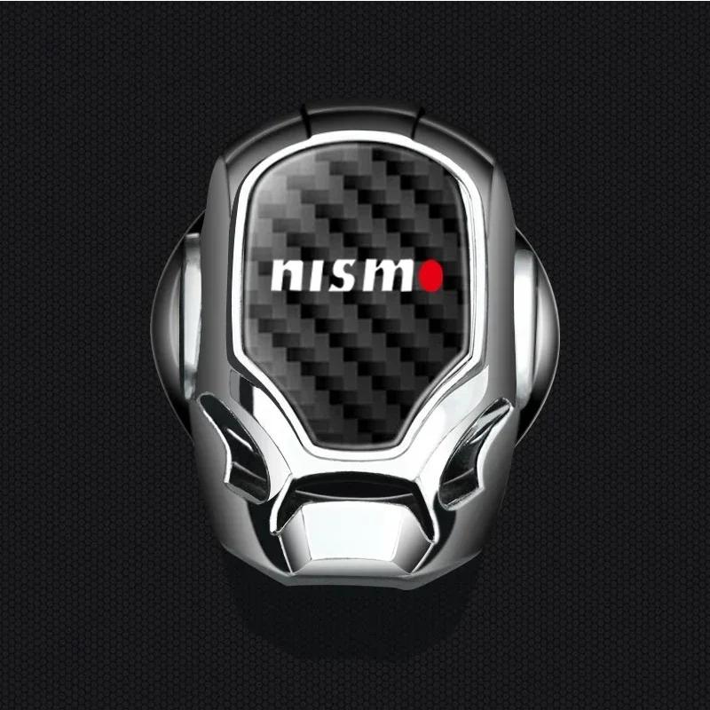 Car Engine Start Stop Decorative Button Cover For Nissan Nismo Logo Tiida Teana Qashqai Juke X trail Note Almera Skyline Styling