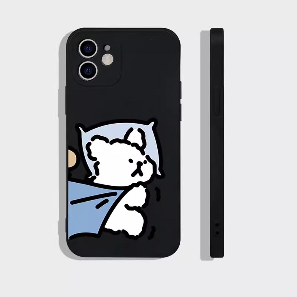 Милый мультяшный пес пара Чехол для телефона для IPhone 11 14 15 16 Pro Max Мягкий силиконовый чехол для Iphone 12 13 Mini XS XR 8 7 Plus Fundas