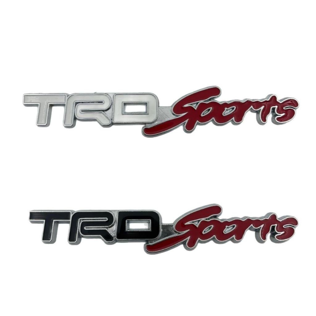 Металлическая наклейка с логотипом автомобиля Toyota TRDSPORTS Custom