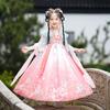 Qiz Hanfu qadimiy kostyum bolalar Xitoy uslubi kichkina qiz kiyimi Tang liboslari malika yubka milliy kostyum bolalar