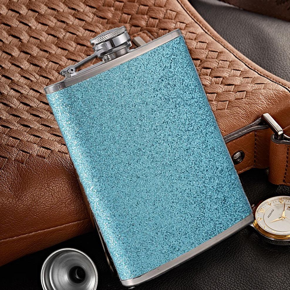 Фляга из нержавеющей стали 8 унций, Портативная плоская фляга для улицы, Маленькая винная бутылка в европейском стиле для мужчин и женщин, Фляга для спиртного,