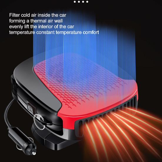 Компактный автомобильный обогреватель 12 В, размораживатель, быстрое размораживание, охлаждение, портативный, удобный автомобильный обогреватель, автопоставка