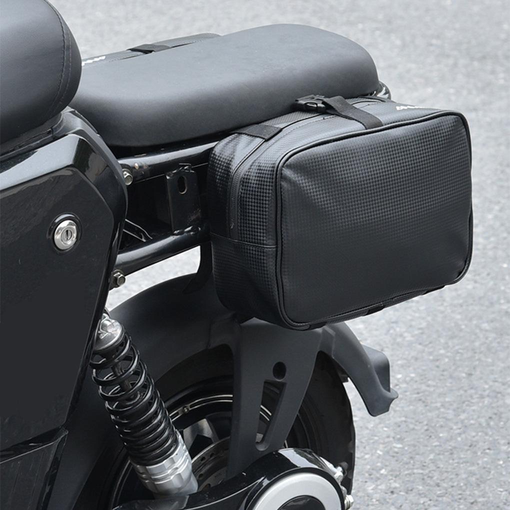 Side Bag Riding Rear Seat Backpack Electric Tail Bags Storage Carrier