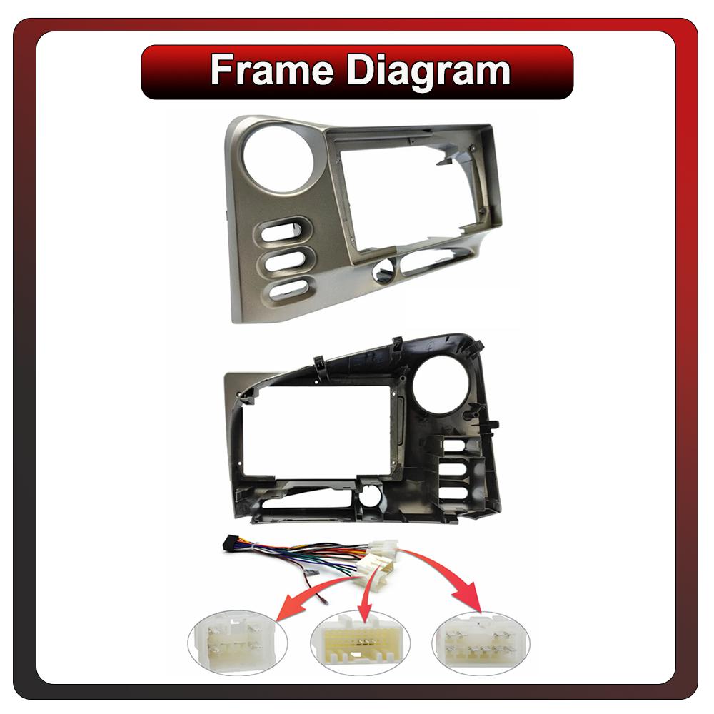 2Din Android Car-Play Car Radio,Toyota Pontiac Vibe 2002-2007,Multimedia Player Head Unit Stereo GPS Navigation BT WIFI,1+16GB