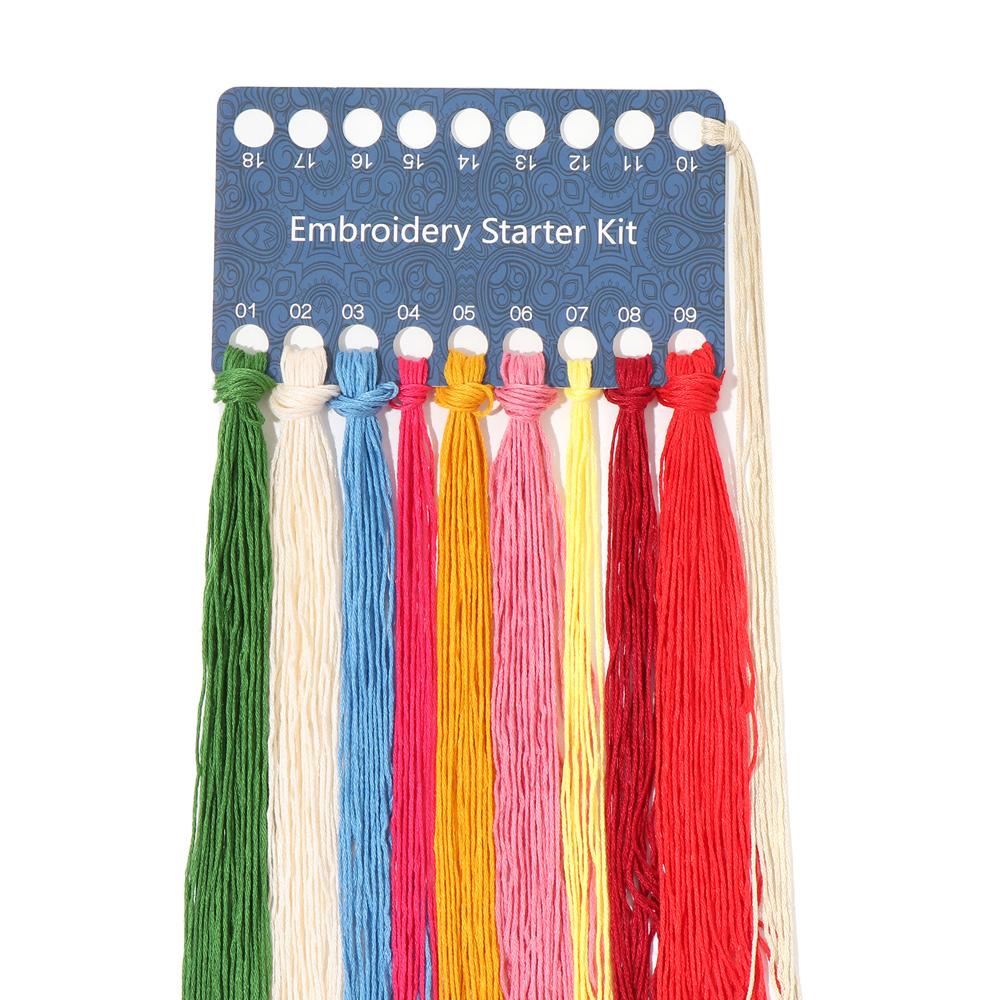 Pattern Canvas Carrying Bag Cloth Threads Tools Cross Stitch Sewing Needlepoint Kits Embroidery Kit