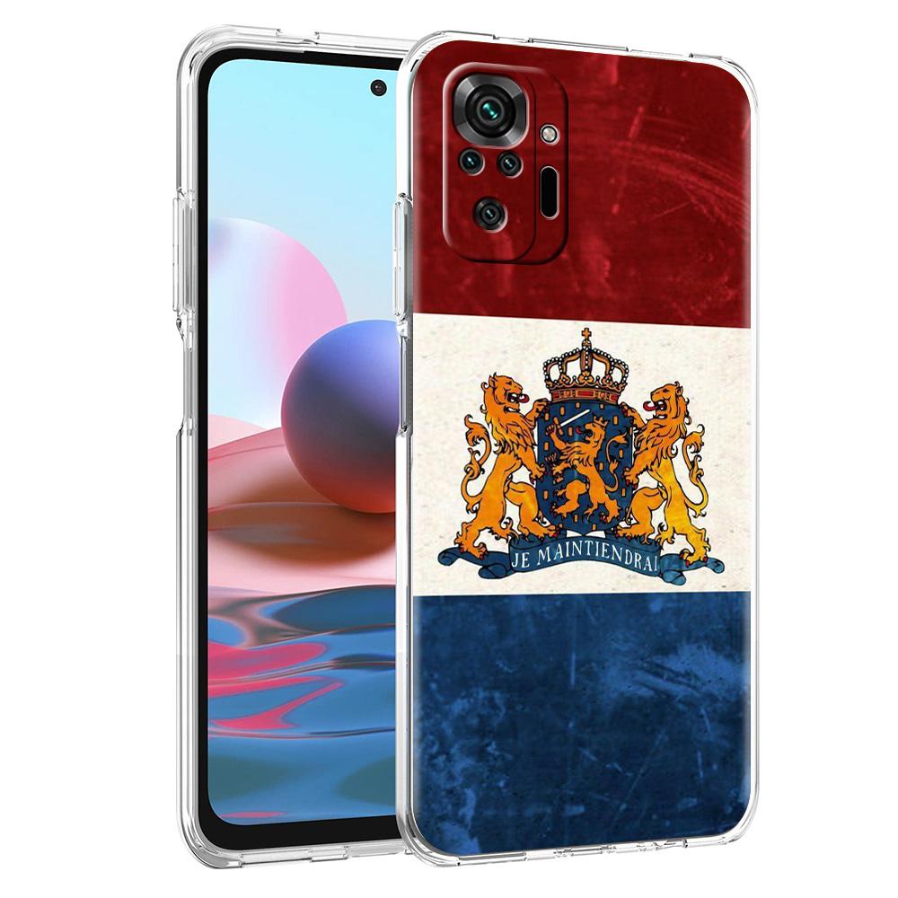 Чехол для телефона для Xiaomi Redmi Note 15 14 5G 13 12 10 11 Pro Plus 4G 14C 13C 12C Мягкий ТПУ Чехол Флаг Нидерландов