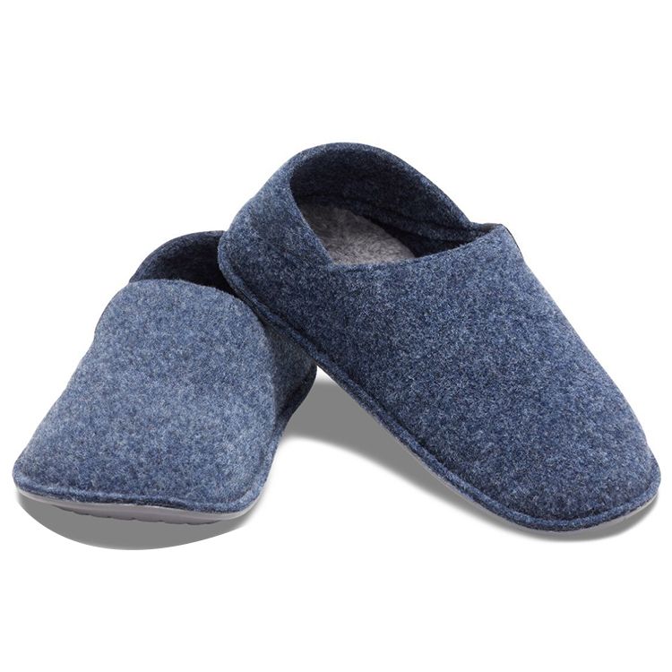 Crocs Классические домашние тапочки Мягкая подошва Хлопковые тапочки Повседневная обувь Унисекс тапочки Синий 205837-459