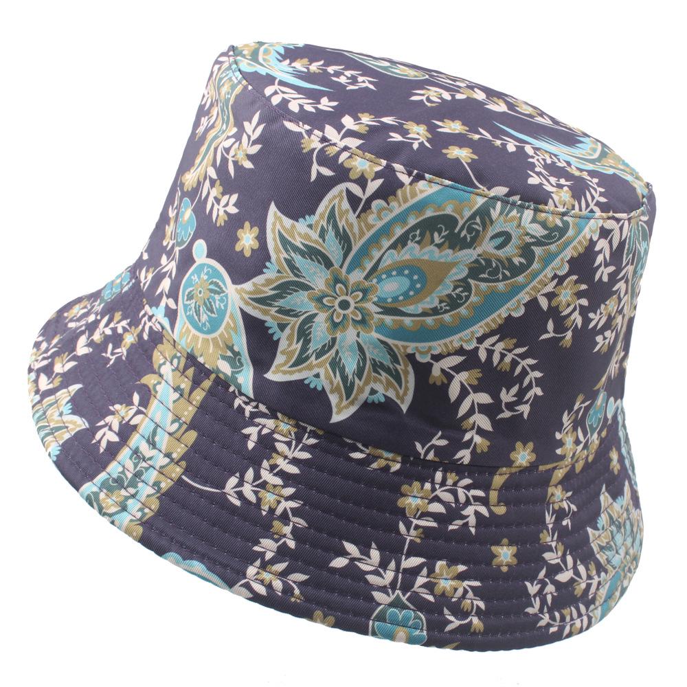 Reversible Tie-Dye Bucket Hat with 3D Graffiti Print for Women - Autumn Style Sun Hat