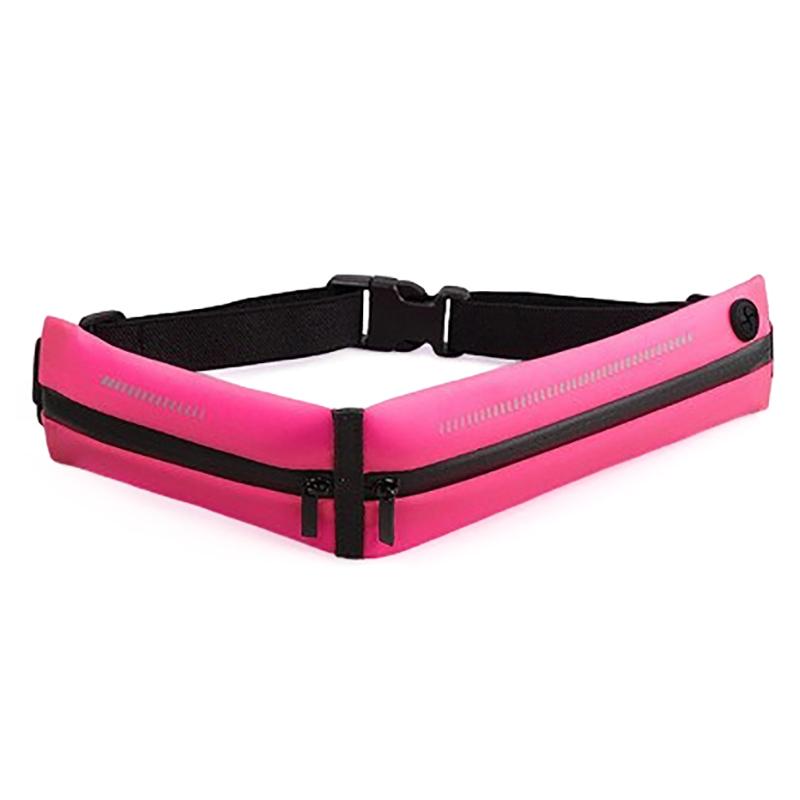 Elastic Waist Bag Foldable Large Capacity Running Belt for Outdoor Fitness Workout