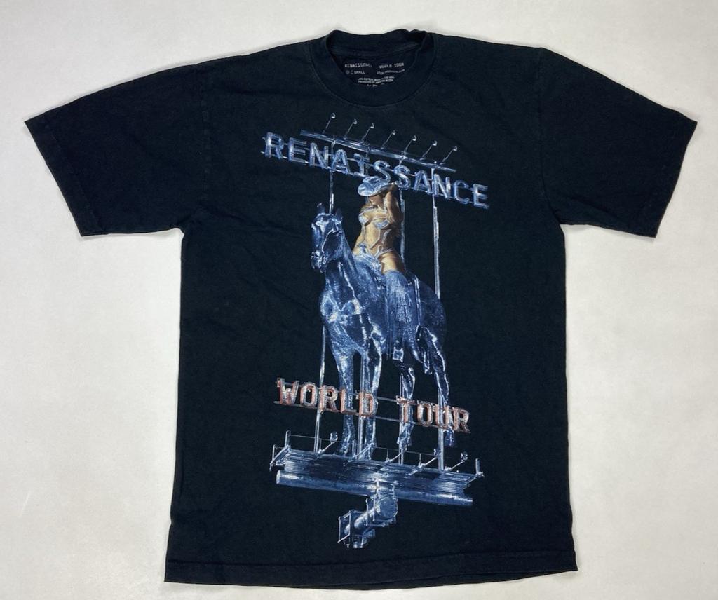 Мужская графическая футболка Beyoncé Renaissance World Tour 2023, размер S, с коротким рукавом, музыкальная