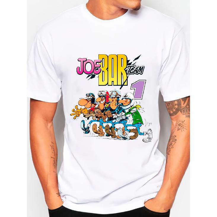 Joe Bar Team 1 Men'S Short Sleeve White T-Shirt