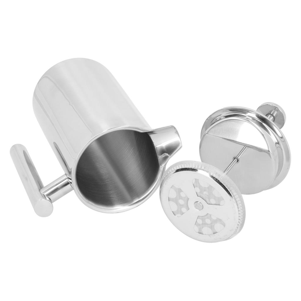 1000 мл ручной заварочный кофейник из нержавеющей стали кофейник-пресс двухслойный чайник для кофе