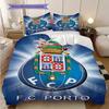 Porto Football Glory Three-piece set (1 * duvet cover + 2 * pillowcase, without core) 2D Flat Duvet cover and pillowcase Bedding set
