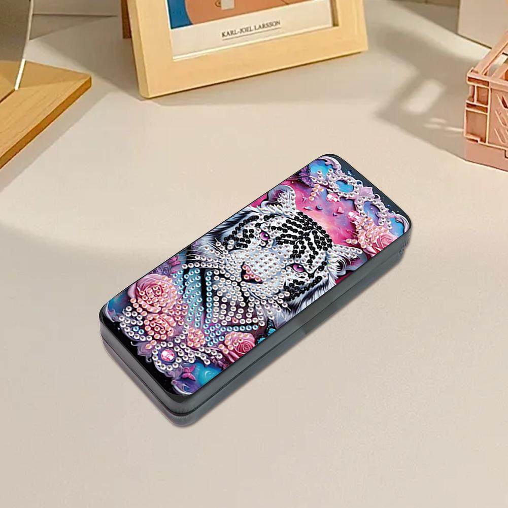 Cute Animals Leather 5D Diamond Painting Sunglass Case DIY Diamond Sunglasses Storage Box for Art Craft