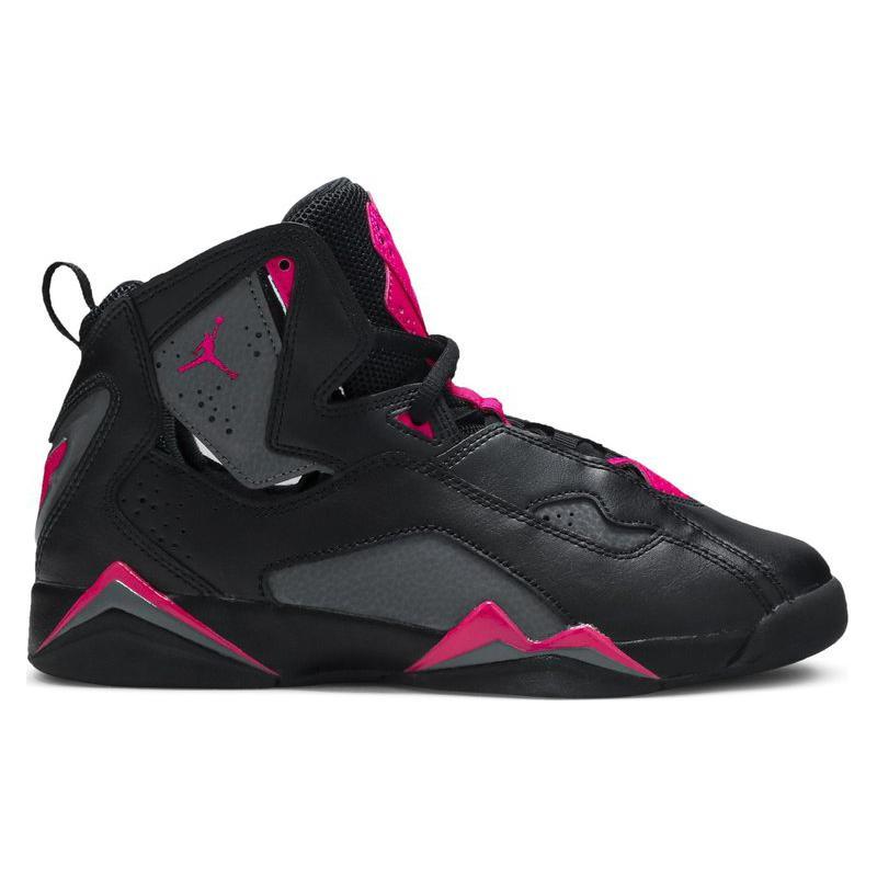 Jordan True Flight Черный Темно-серый Смертельно-розовый GS 342774-009