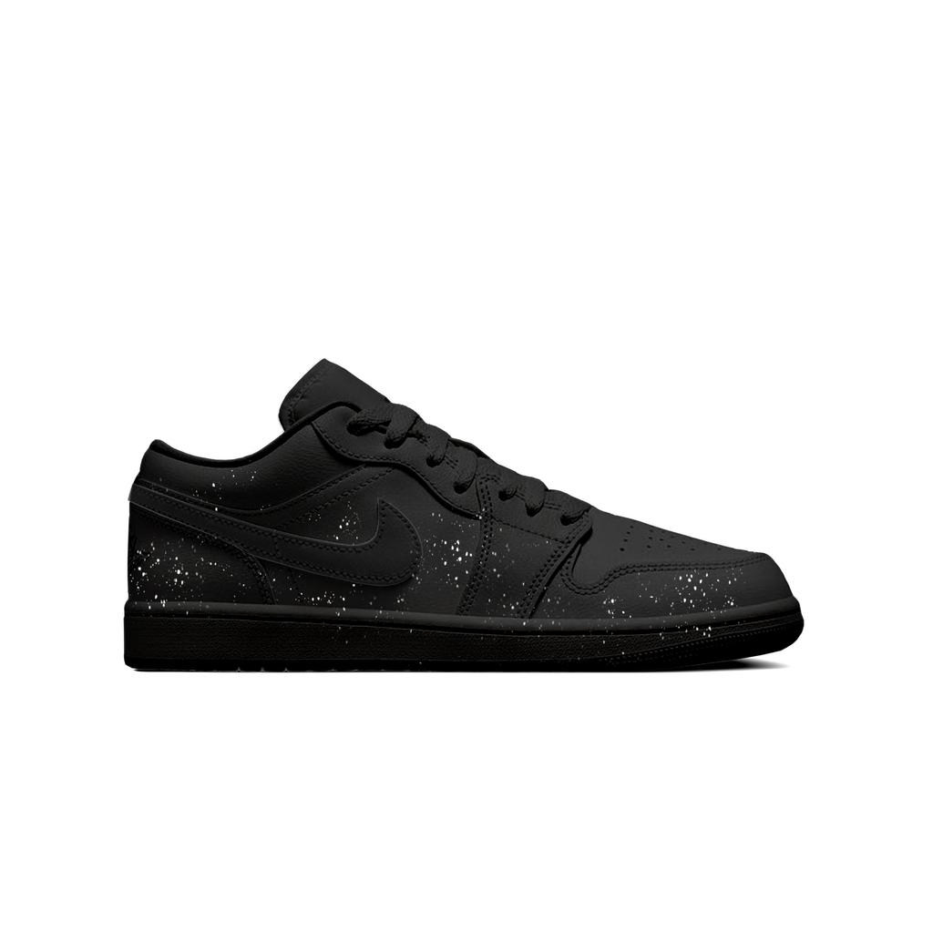 Jordan Air Jordan 1 Baby's Breath CNY Низкие Винтажные Баскетбольные Кроссовки Мужские Черные 553558-093(Команда1201-)
