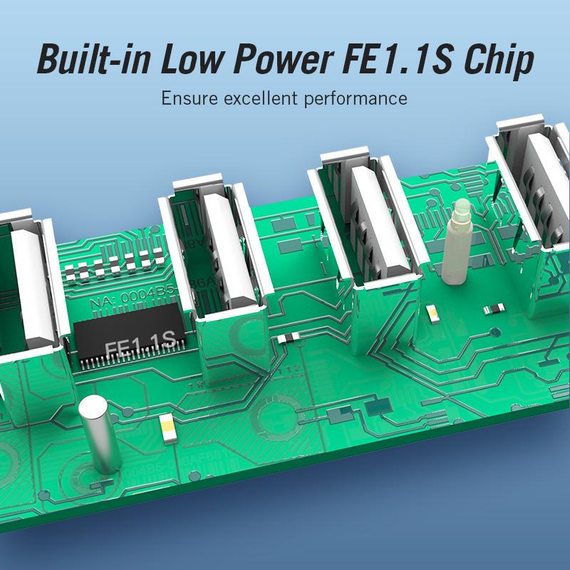 Vention USB HUB Высокоскоростной 4-портовый концентратор USB 2.0 USB-порт Портативный OTG-концентратор USB-разветвитель