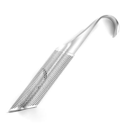 Фильтр для чая в форме трубки, диффузор для листьев, ситечко для чая, стальное ситечко для заваривания чая, аксессуары для чайника, кухонная утварь, аксессуары