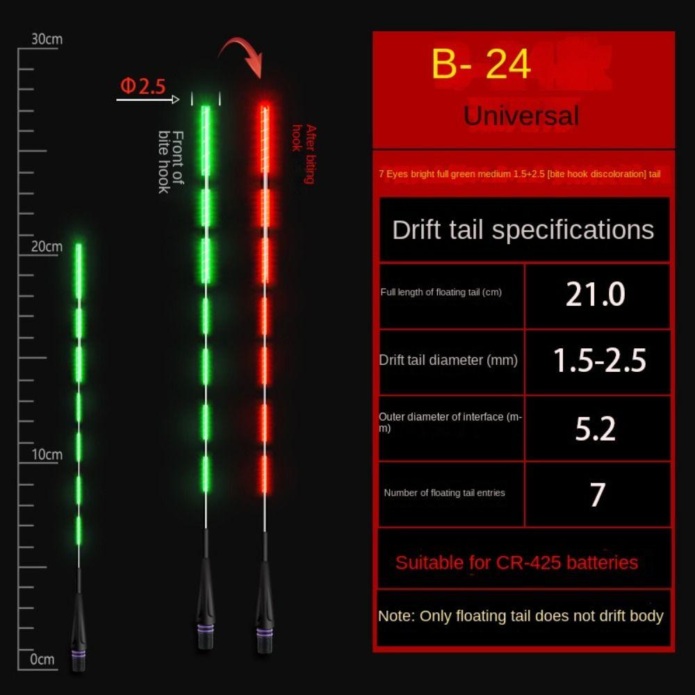 1 шт. супер яркий светодиодный умный поплавок для рыбалки, светящийся поплавок для ночной рыбалки, ночная рыбалка
