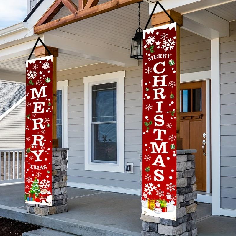 Christmas Banners for Holidays: Suitable for Home, Party, or Garden Decoration