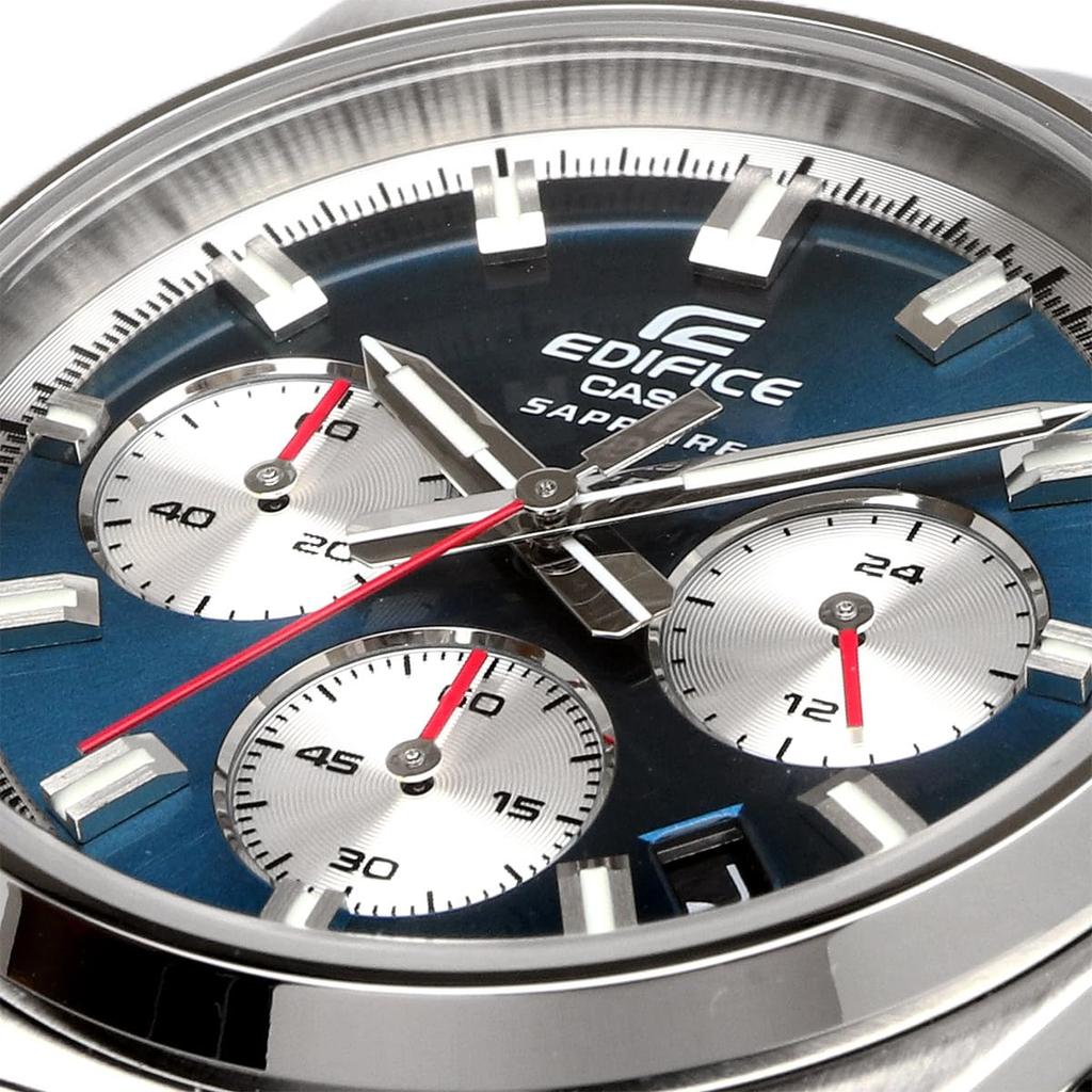 Часы CASIO EDIFICE Chronograph Chronograph Sapphire Glass Blue Overseas Model [Edifice] Мужские EFB-730D-2AV [Товар]