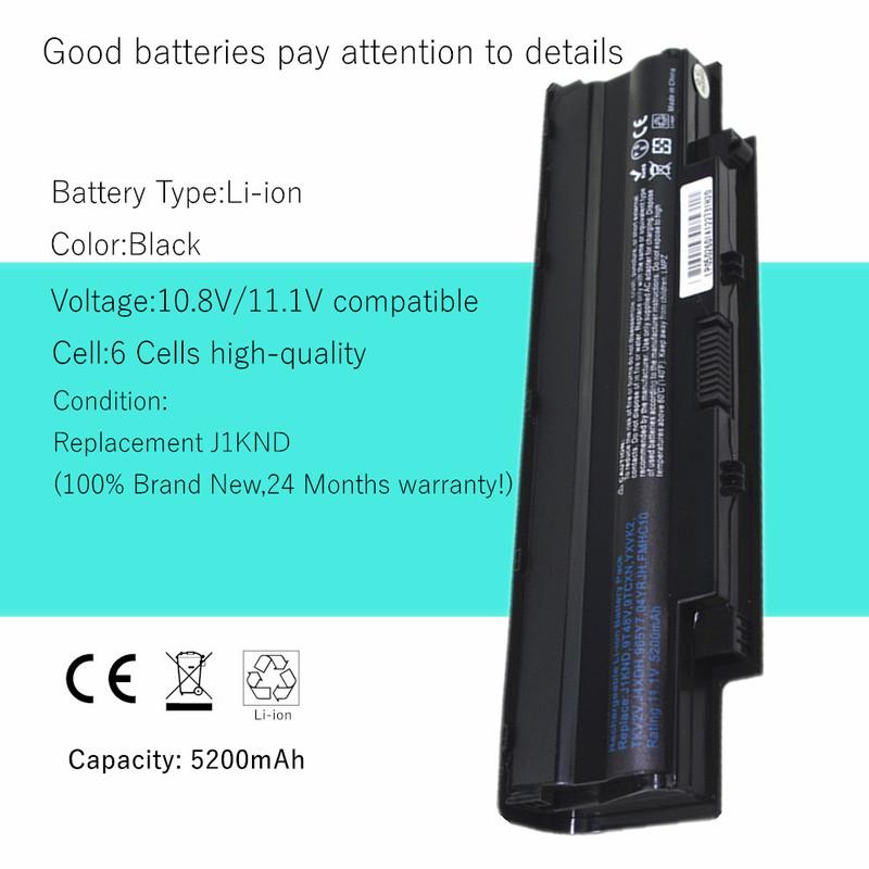 Новый аккумулятор для ноутбука Dell Inspiron N5020 N5030 N5040 N5050 N4010 N5010 N5110 N7010 N7110 Для Vostro 1450 3450 3550 3750 J1KND