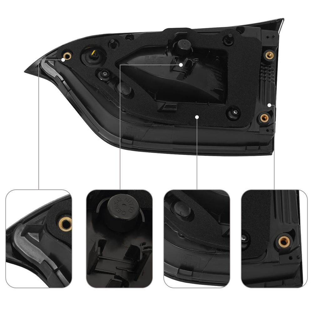 Pair Left And Right Inner Rear LED Tail Light Brake Stop Lamp For 2019 2020 2021 Jeep Cherokee