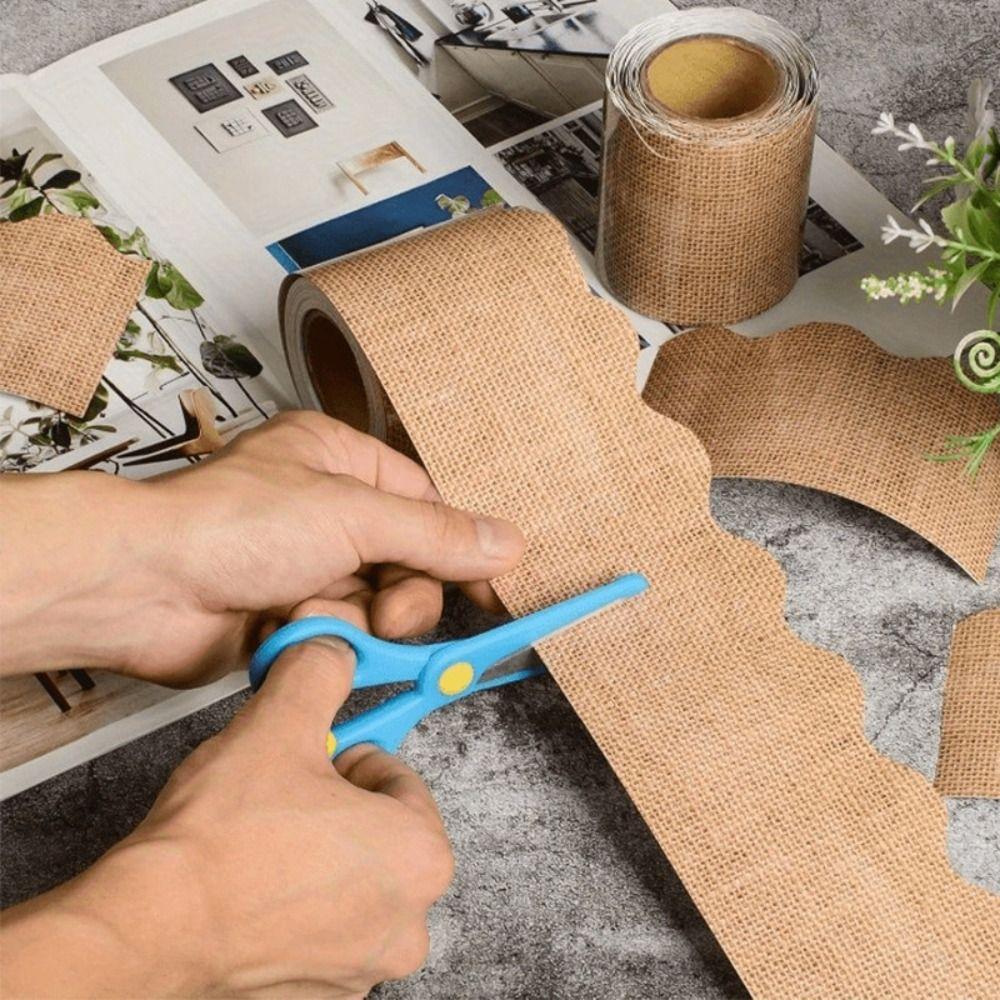 DIY Poster Border Stickers Colored Wall Decoration for Classroom Board Home Party