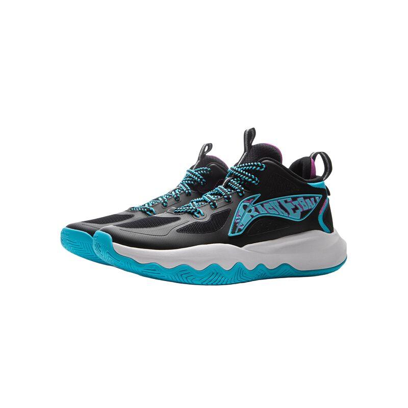 Li Ning YOUNG Basketball Slip Resistant Cushioning Abrasion Resistant Breathable Low top Children's Basketball Shoes YKBU102-3