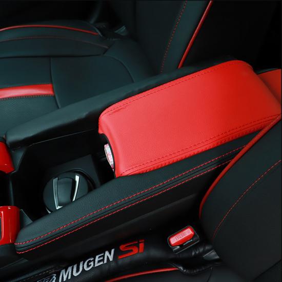 For Honda civic 16-2020 RD&BK Leather Center Console Lid Armrest Cover Box Skin