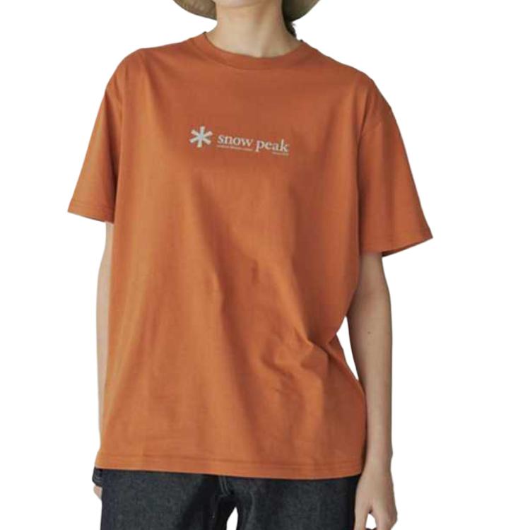 Snow Peak Logo print T shirt TS-25SU401