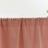 Короткая штора в стиле фермерского дома 100% хлопок Драпировки для ванной комнаты Маленькое окно Кулиска Ярусные шторы Кафе Кухня Гардероб Дверной проем Декор