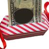 4Pcs Christmas Surprise Money Pull Pouch DIY Cash Pull Out Box with Ribbons Holiday Money Holder for Cash Gift Pull