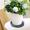 Plant Caddy with 4 Invisible Casters Plant Dolly for Yard Living Room Garden