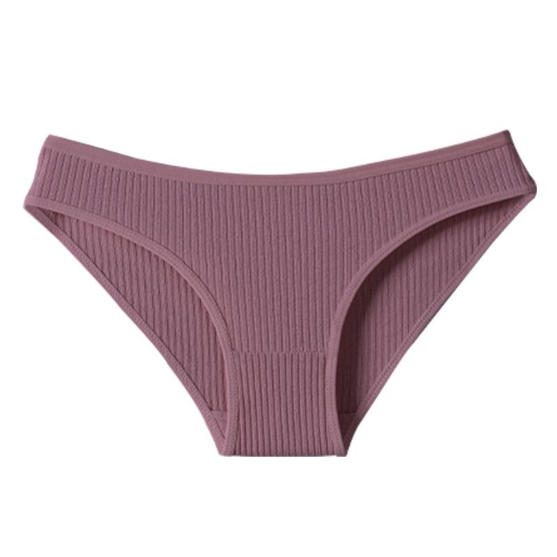Sexy Threaded Panties Sports Cotton Low Waist Triangle Women’s Thong Panties