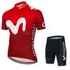 Movistar UV Protection Cycling Jersey Set Breathable Mountain Bike Clothing Men