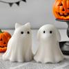 Ghost Candle Molds Halloween Candle Stencil Cute Epoxy Resin Moulds Craft Supplies For Making Chocolate Cake Decor Soap Gypsum