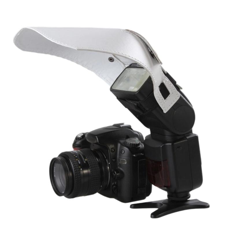 Foldable Camera Flash Diffuser Light Reflector Flexible Soft Light Cover for Soft Even Lighting In Outdoor Photoshoots