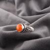 Carnelian Gemstone Jewelry, 925 Sterling Silver Ring, Handmade Dazzling Silver Ring Jewelry For Thanksgiving Gift