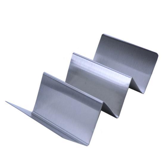 Stainless Steel Taco Holder Tortilla Serving Rack Reusable Taco Plates Burrito Rack for Kitchen Restaurant