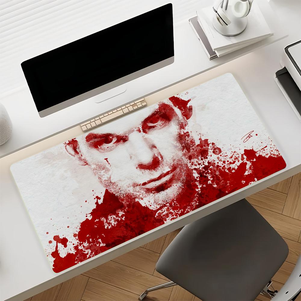 TV Show Dexter Mouse Pad Non-slip Locking Edge DeskMat PC Laptop Accessories Rubber Office Keyboard Large Game