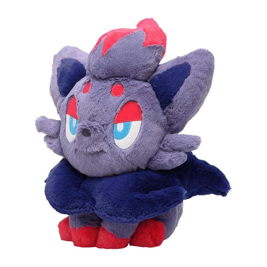 Оригинальная пушистая обнимательная игрушка из Pokémon Center Зоруа 39 x 29 x 33 см (В x Ш x Г)