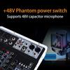12В 99DSP Аудиосистема Bluetooth 5.0 USB Вход Микшер Блок Питания Уличный Домашний KTV 4/6-канальный Микшер