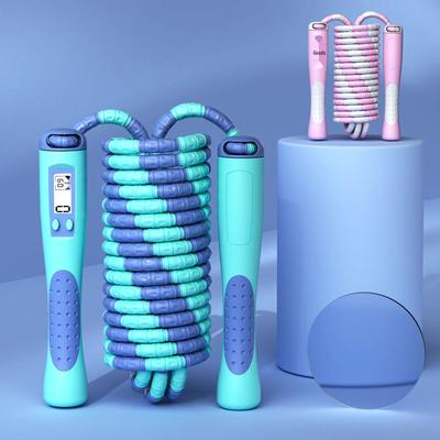 Регулируемая бамбуковая секционная скакалка для детей со счетчиком и логотипом на заказ