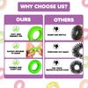 18 Pcs Fidget Sensory Rings Set – Stress Relief Anxiety Rings for Kids & Adults, Soft and Stretchy, Ideal for ADHD, Autism, Focus & Calming Therapy