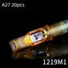 20 шт. Смешанные одноразовые иглы для татуировок 1-15 RL RM RSM Стерильный легкий аксессуар для тату для путешествующих тату-мастеров