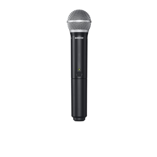Shure BLX24/PG58 Wireless Microphone System: BLX2/PGA58 Handheld Dynamic Microphones and BLX4 Receiver. Professional-grade for singing, vocal performa
