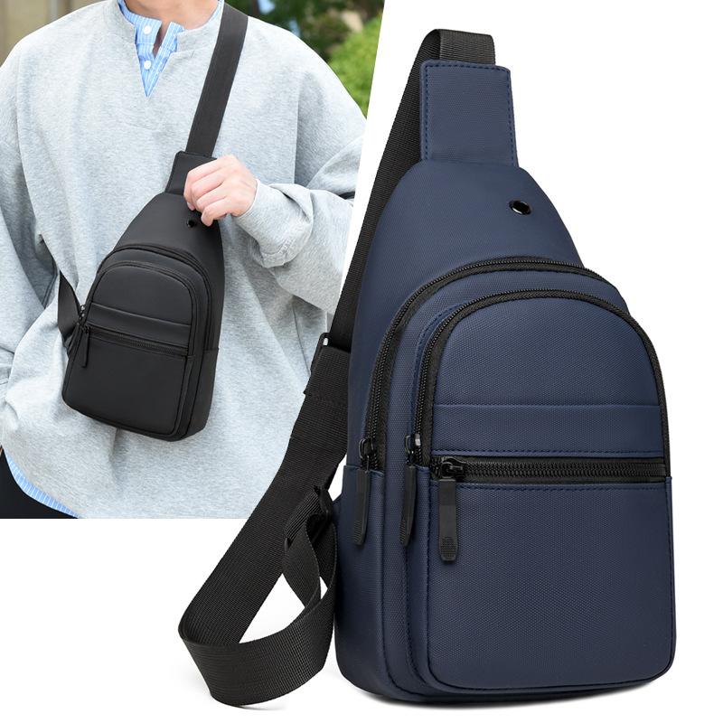 Новая повседневная нагрудная сумка, спортивная сумка через плечо для активного отдыха, легкая наплечная сумка, большая вместимость, велосипедная многофункциональная нагрудная сумка